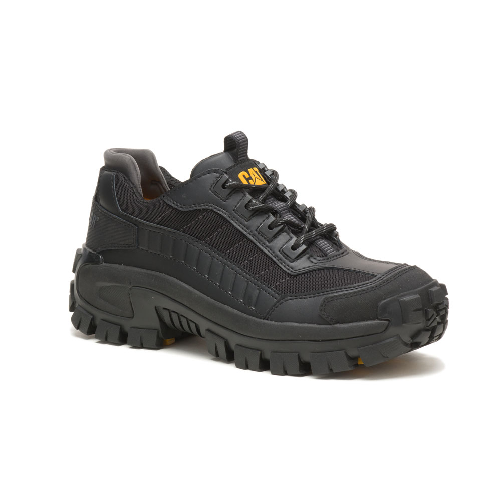 Caterpillar Invader St - Mens Safety Shoes - Black - NZ (394SKYJMU)